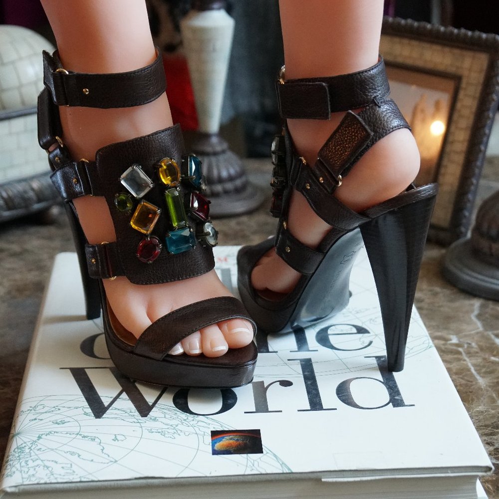 Report Signature DUNBARTON Jewell Ankle Strap 7.5